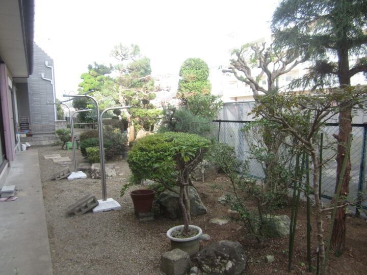 多賀城市桜木、草刈剪定後