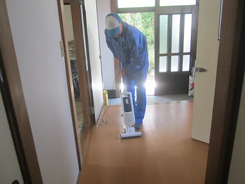 空き家の清掃もプロの手で隅々まで元の綺麗な状態を保ちます